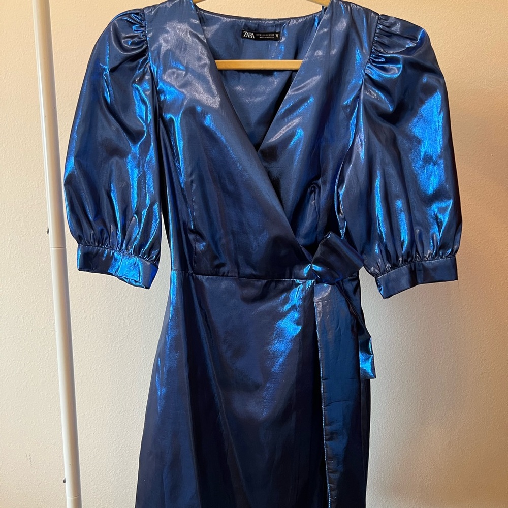 Shiny mini dress